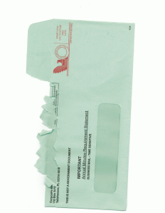 Official looking envelope from for profit, non-government company Corporate Record Services
